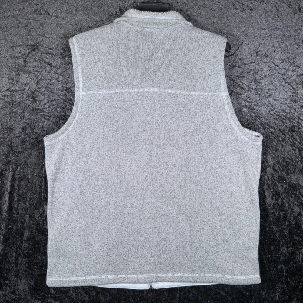 The North Face Gordon Lyons Full Zip Fleece Vest Grey Heather XL NF0A47FA